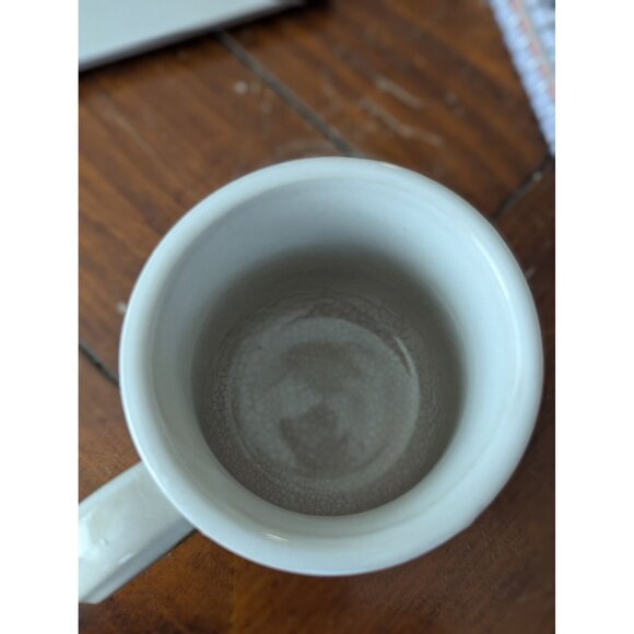 Handcrafted Ceramic Mug With Earthy Green & Brown Stripes Made In Japan - Picture 3 of 4